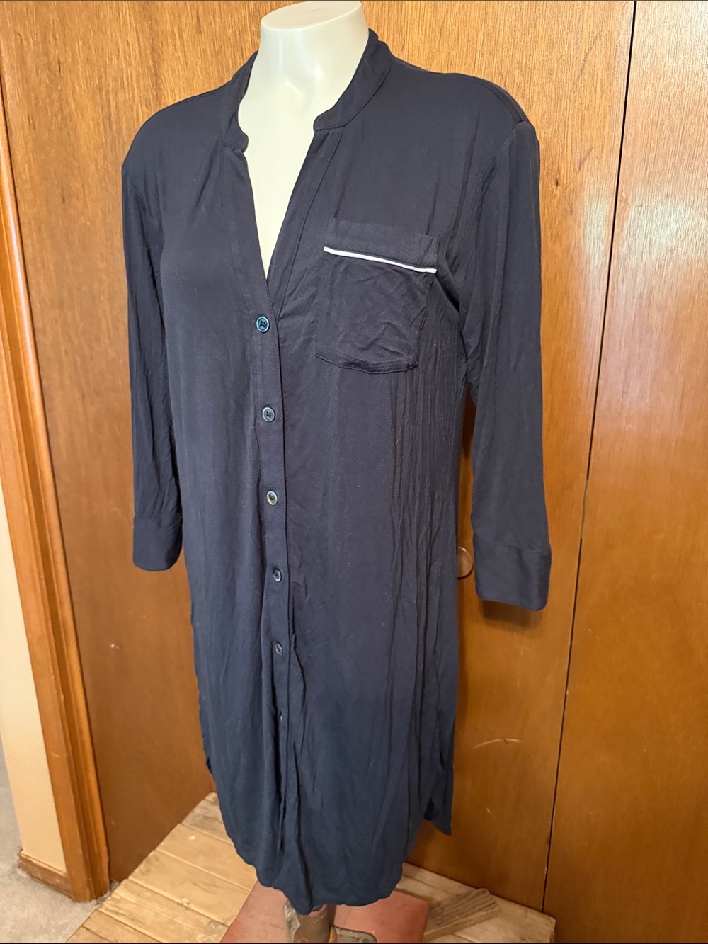 UGG Soft Jersey Button Down Nightgown